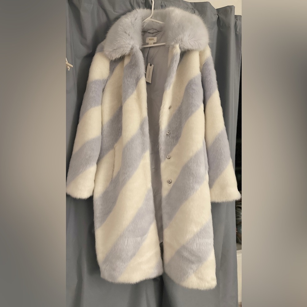 MAEVE faux fur jacket
